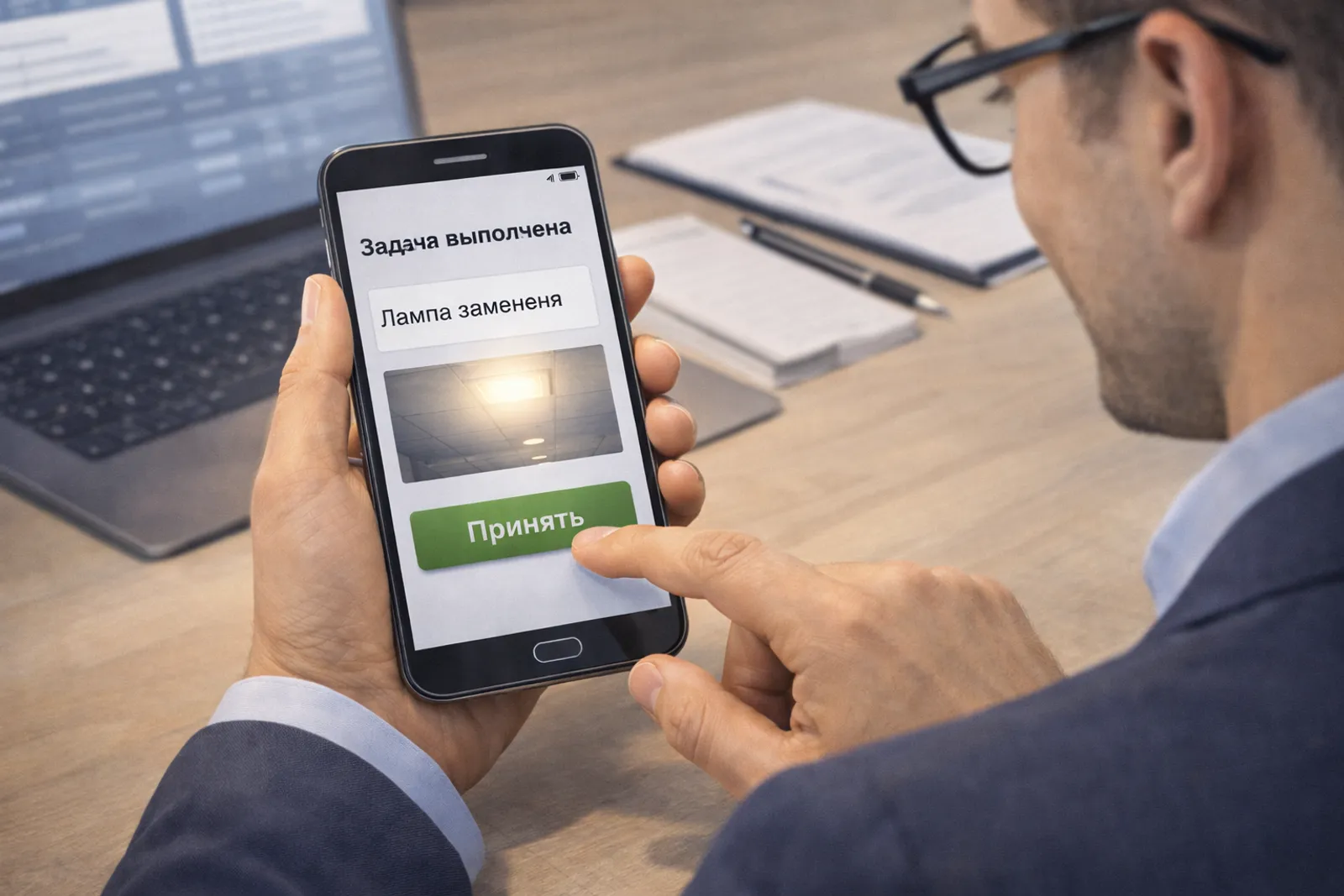 Приняли результат